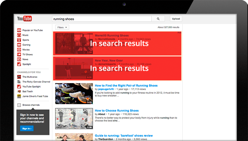 Youtube Ads Anuncio Pesquisa
