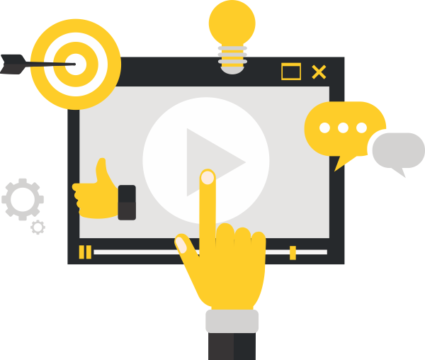 Ilustracao Video Marketing